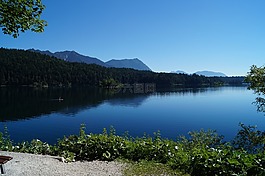 eibsee,巴伐利亞,湖