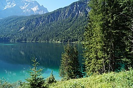eibsee,巴伐利亞,湖
