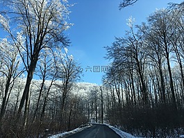 冬季,高速公路,道路條件