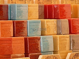 肥皂,豐富多彩,顏色
