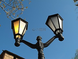 燈籠,天空,光