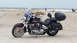 摩托車(chē),海灘,巡洋艦