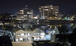 夜,燈,黑暗