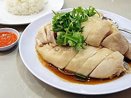 鸡肉饭,白斩鸡,食品