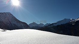 冬天,冷,schneeflaeche
