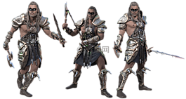 野蛮人,战士,骑士