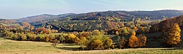 全景圖,秋,山