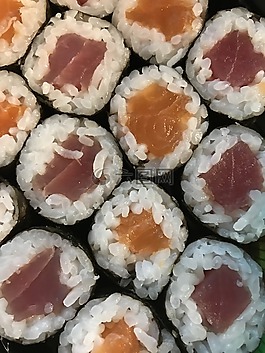 壽司,魚,晚餐