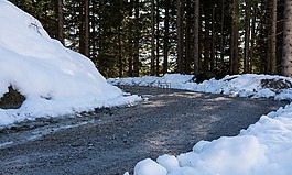 路,冬天,寒冬