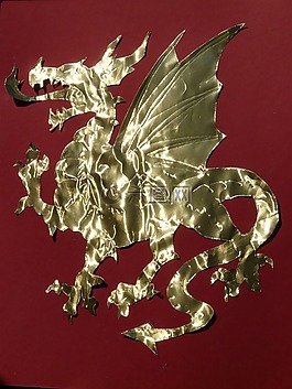 龙,可爱,金