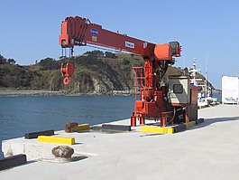 起重機,沿海,電池組