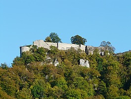 城堡,廢墟,高 urach