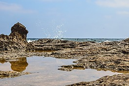 巖質(zhì)海岸,水,反思