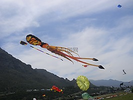 风筝,自然,环境
