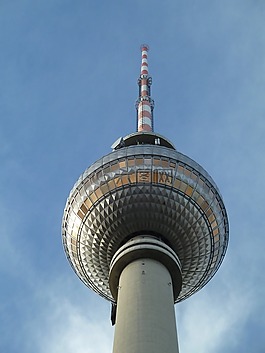 柏林,電視塔,天空