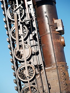 紀念碑,機車,金屬