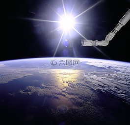 太陽,地球,空間