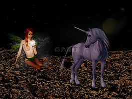 獨(dú)角獸,神秘生物,幻想