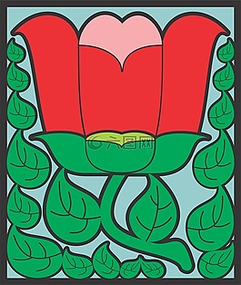郁金香,花,數(shù)字郵票