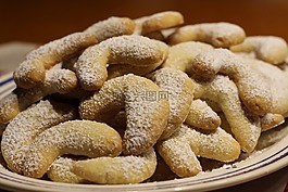 圣诞饼干,糕点,美味佳肴