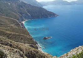 海,夏天,希臘