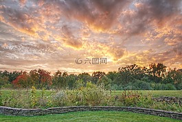日落,秋天,人類發展報告
