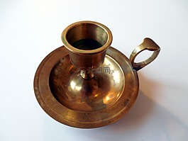 燭臺,黃銅,金屬