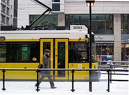 電車(chē),柏林,雪