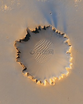 火星,行星,彈坑