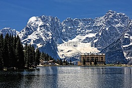 白云巖,bergsee,山景觀