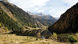 riesachsee,bergsee,秋季