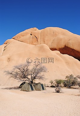 spitzkoppe,露营,纳米比亚