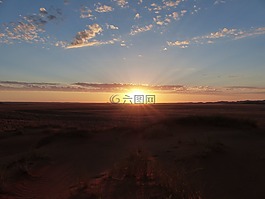 日落,納米比亞,非洲