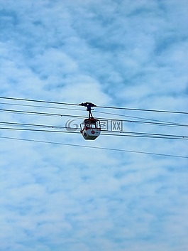 擦窗機,吊車,天空