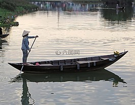 越南,海的,船