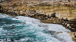 懸崖,海岸,海