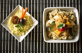 cuscus,藜,蔬菜