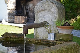 水,噴泉,海槽