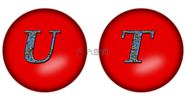 字母表,大字母u,大字母t