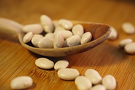 豆,有機(jī),勺子