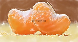 普通話,水彩畫,水果