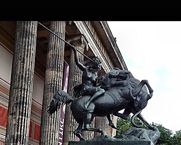 柏林,雕像,圖
