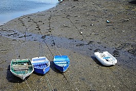 小船,海滩,砂