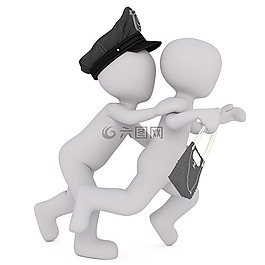 男性,3d模型,孤立