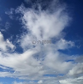 云,藍色,天空