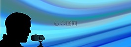 演示者,电台,站