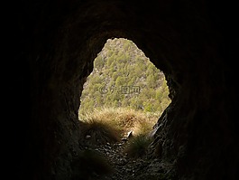 隧道,洞穴,堡壘