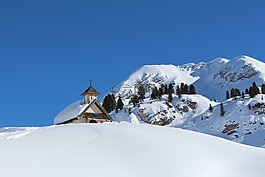 冬天,雪,南蒂羅爾