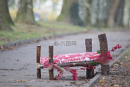 圣誕節(jié),床,公園