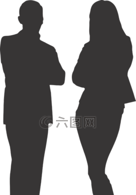 側影,男子,婦女